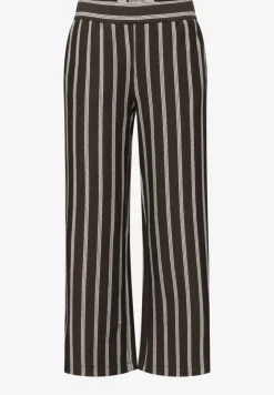 Wide Legs broek in casual pasvorm met strepen