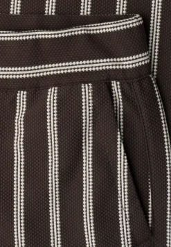 Wide Legs broek in casual pasvorm met strepen