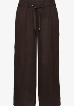 Wide Legs broek in een Loose Fit van linnen