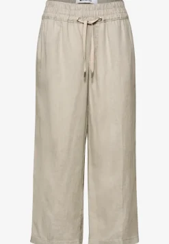 Wide Legs broek in een Loose Fit van linnen