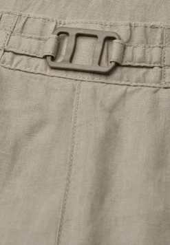 Wide Legs broek in een Loose Fit van linnen