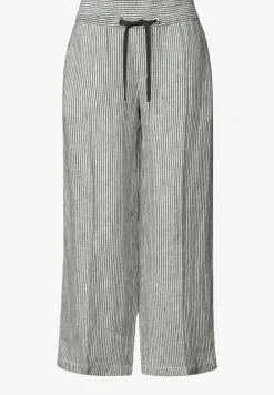 Wide Legs broek in een Loose Fit van linnen