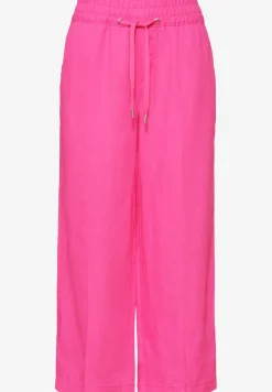 Wide Legs broek in een Loose Fit van linnen