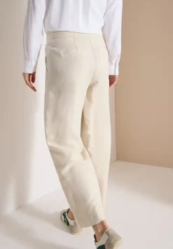 Wide Legs broek in Loose Fit van linnenmix