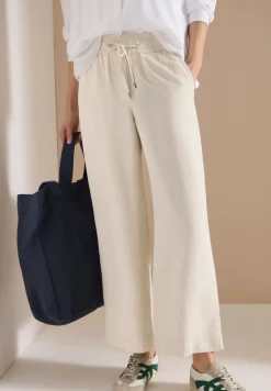 Wide Legs broek in Loose Fit van linnenmix