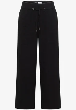 Wide Legs broek in seersucker kwaliteit