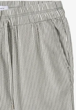 Wide Legs broek in seersucker kwaliteit