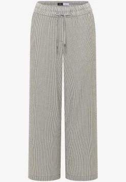 Wide Legs broek in seersucker kwaliteit