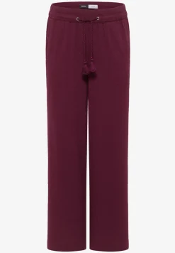 Wide Legs broek in seersucker kwaliteit