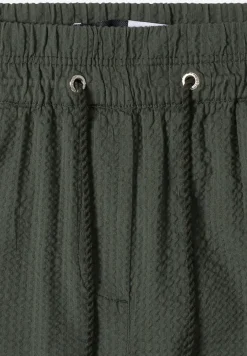 Wide Legs broek in seersucker kwaliteit