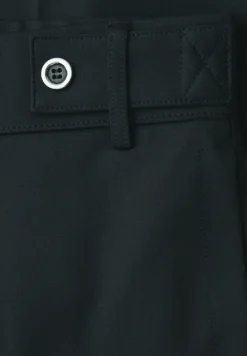 Wide Legs broek met knoopdetail