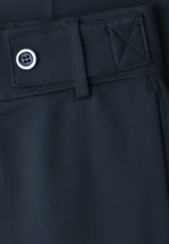 Wide Legs broek met knoopdetail