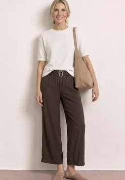 Wide Legs broek met riem