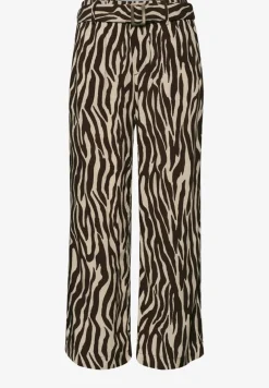 Wide Legs broek met riemdetail