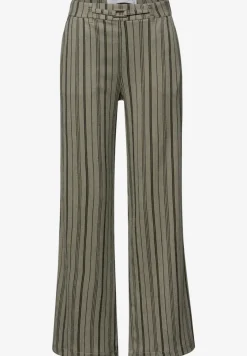 Wide Legs broek met riemdetail