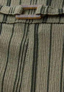 Wide Legs broek met riemdetail