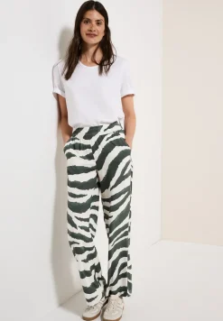 Wide Legs broek met structuur