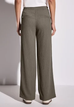 Wide Legs broek met structuur
