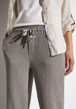 Wide Legs broek met structuur