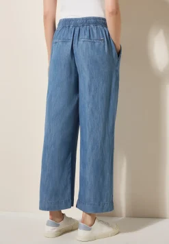 Wide Legs broek van lyocell