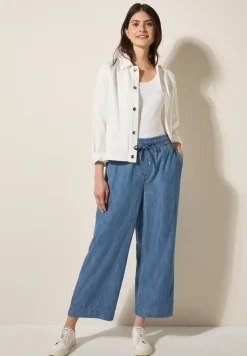 Wide Legs broek van lyocell