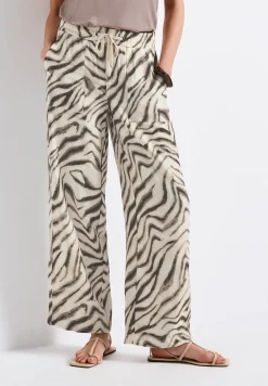Wide Legs crêpe broek