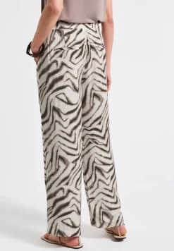 Wide Legs crêpe broek