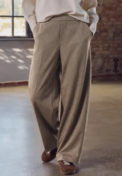 Wide Legs gemêleerde broek