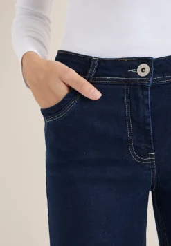 Wide Legs gespoelde jeans