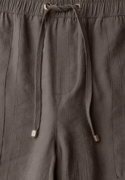 Wide Legs gestructureerde broek