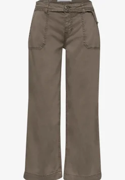 Wide Legs jeans met riemdetail