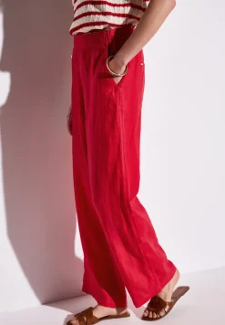 Wide Legs linnen broek