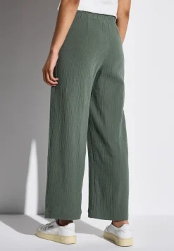 Wide Legs mousseline broek