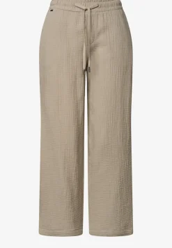 Wide Legs mousseline broek in Loose Fit