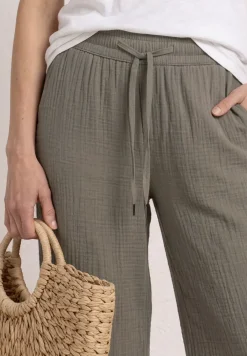 Wide Legs mousseline broek in Loose Fit