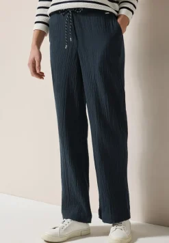 Wide Legs mousseline broek