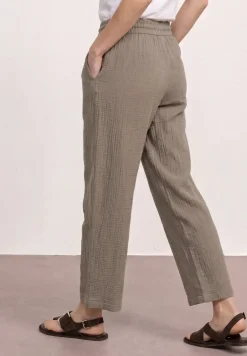 Wide Legs mousseline broek in Loose Fit