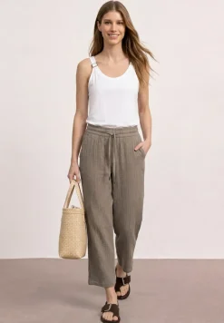 Wide Legs mousseline broek in Loose Fit