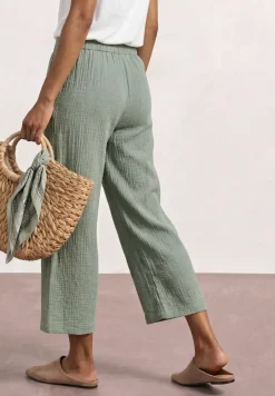 Wide Legs mousseline broek in Loose Fit