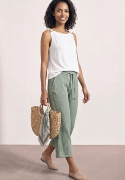 Wide Legs mousseline broek in Loose Fit