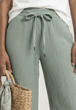 Wide Legs mousseline broek in Loose Fit
