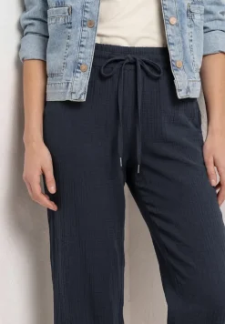 Wide Legs mousseline broek in Loose Fit