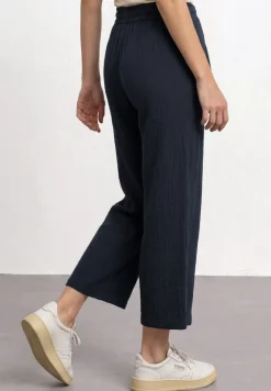 Wide Legs mousseline broek in Loose Fit