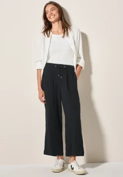 Wide Legs mousseline broek