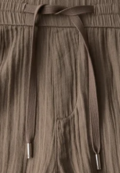 Wide Legs mousseline broek
