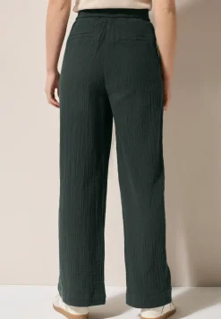 Wide Legs mousseline broek