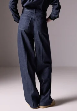 Wijde denim broek