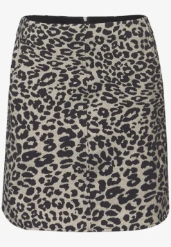 Wol-look rok met studs