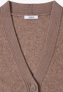 Zacht bouclé vest