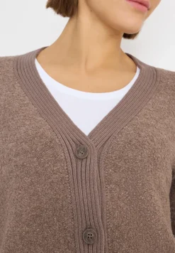 Zacht bouclé vest